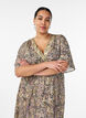 Viscose maxi dress with a paisley print, Yellow, Model image number 2