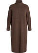 Jumper dress with turtleneck and slits, Brown, Packshot image number 0