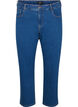 Cropped Vera jeans with straight fit, Blue Denim, Packshot image number 0