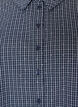 Checked shirt with rhinestones, Blue, Packshot image number 2
