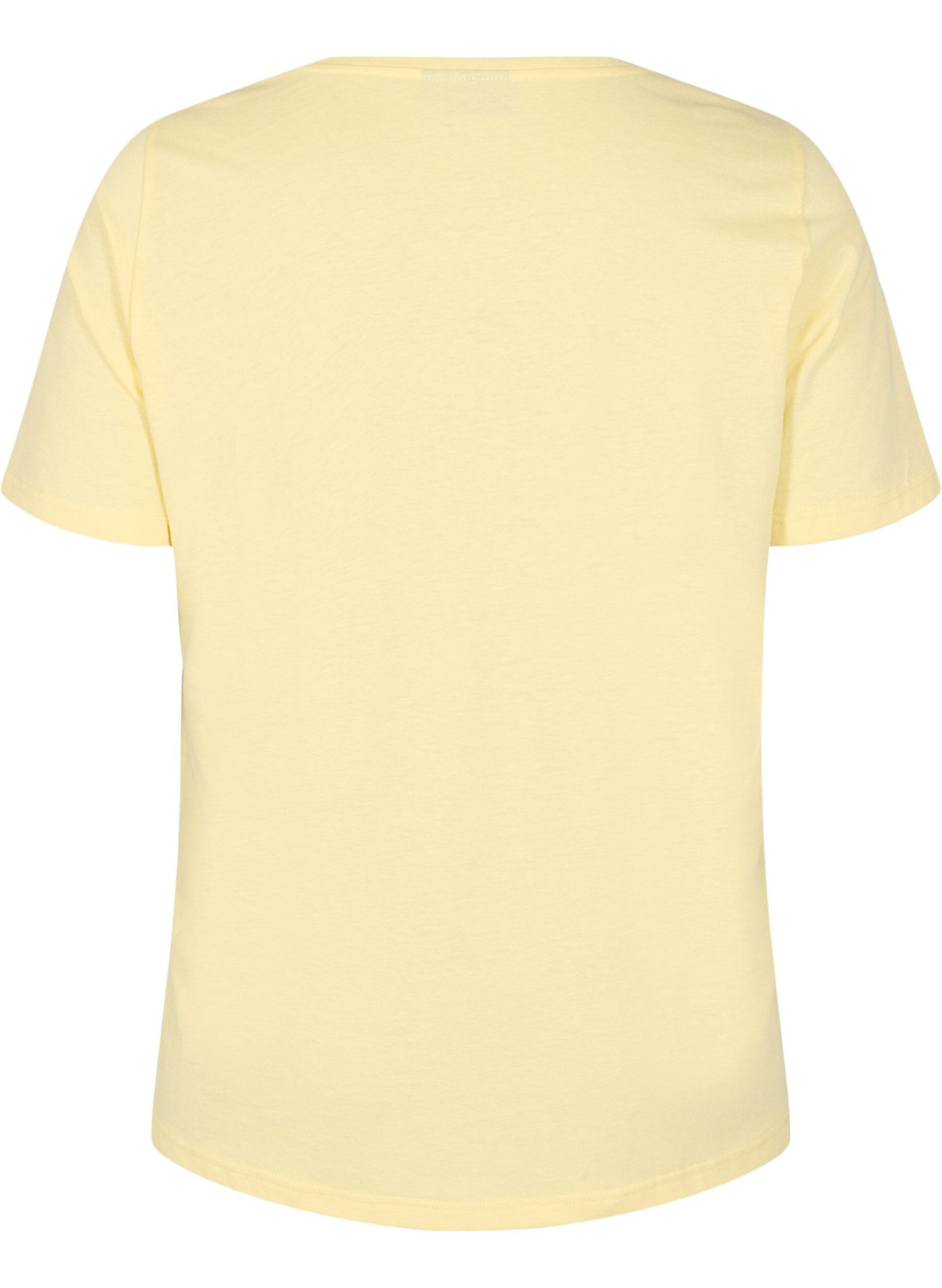 Zizzifashion FLASH - T-shirt with motif, Yellow, Packshot image number 1