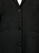 Coat with buttons and pockets, Black, Packshot image number 2