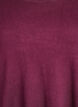 Knitted blouse with side buttons, Red, Packshot image number 2