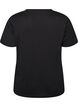 T-shirt with motif, Black, Packshot image number 1