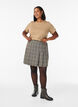 Checked skirt, Brown, Model image number 1