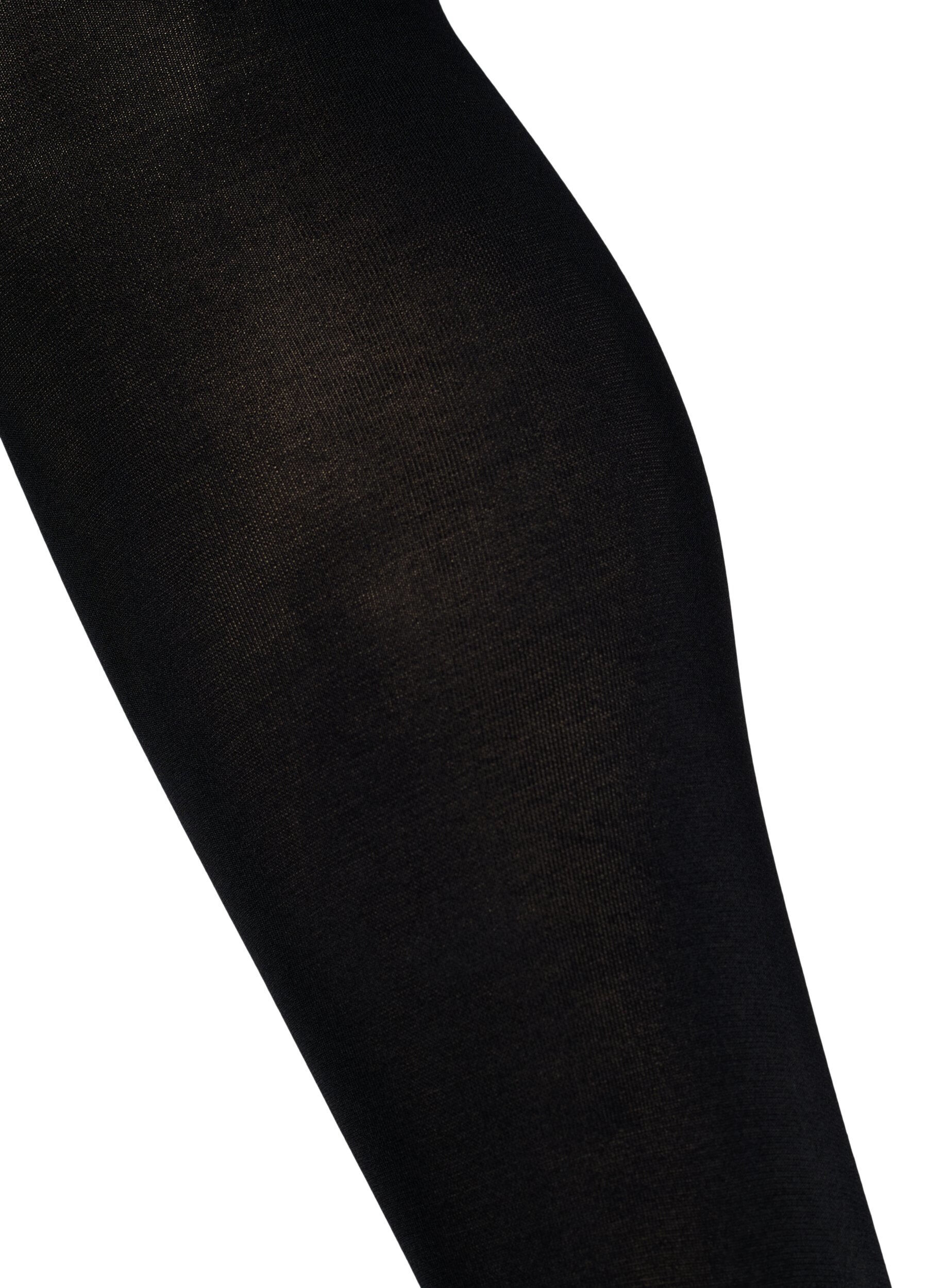 Zizzifashion 100 denier tights, Black, Packshot image number 1