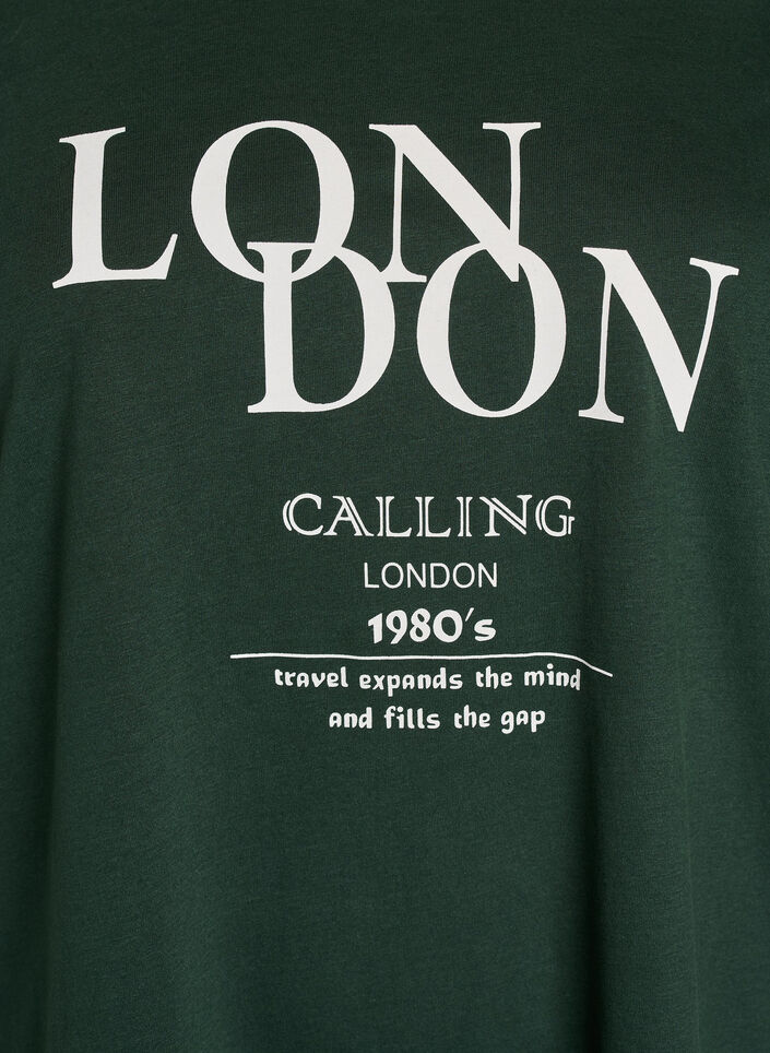 FLASH - T-shirt with print, Green, Packshot