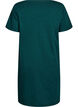Short-sleeved nightgown in organic cotton, Green, Packshot image number 1