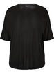 Loose T-shirt in viscose jersey, Black, Packshot image number 0