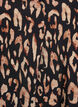 V-neck dress in viscose, Black, Packshot image number 2