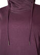 Sweatshirt with high collar and pockets, Purple, Packshot image number 2