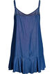 Knee-length strap dress in TENCEL&trade; Lyocell with a denim look, Blue, Packshot image number 1