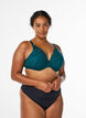 Padded lace bra with underwire, Green, Model image number 1