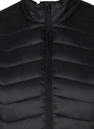 Padded vest with pockets, Black, Packshot image number 2