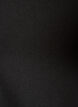 Blouse with asymmetric draping and 3/4 sleeves, Black, Packshot image number 2