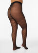 Tights in 25 denier with hearts, Black, Packshot image number 1