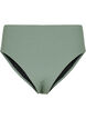 Bikini briefs with crepe structure, Green, Packshot image number 1