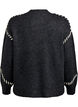 Jumper with decorative stitching, Dark Grey, Packshot image number 1