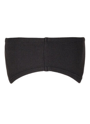 Fleece headband with reflector, Black, Packshot image number 1