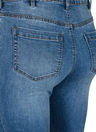 Amy jeans with a high waist and super slim fit, Blue denim, Packshot image number 3