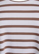 Striped jersey dress with short sleeves, White, Packshot image number 2