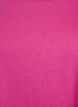 Short sleeve cotton blend T-shirt, Rose, Packshot image number 2