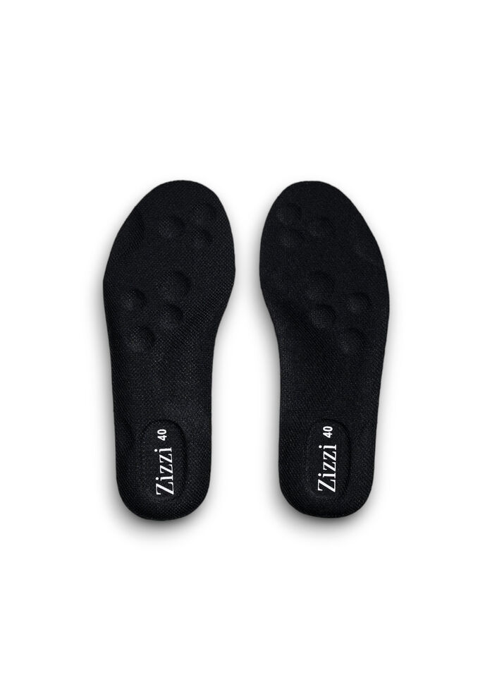 Shock-absorbing insole, Black, Packshot image number 2