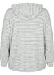 Loose hoodie with stripes, DGM Stripe, Packshot image number 1