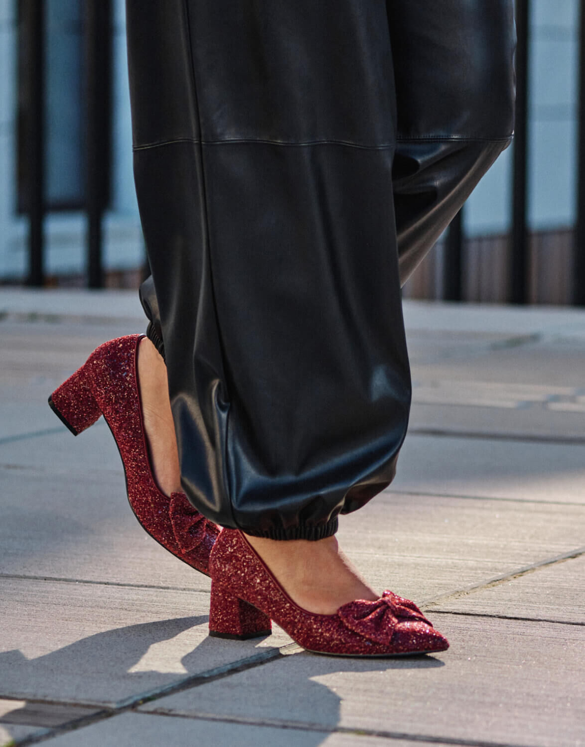 Black heels