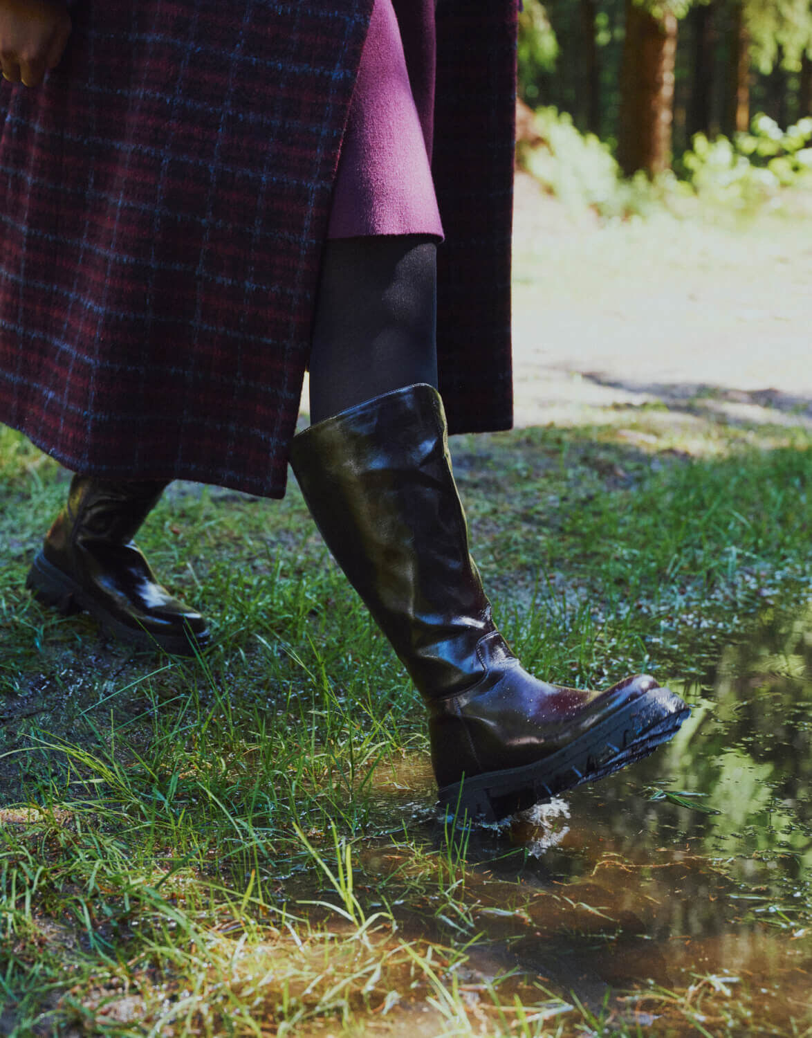 Black boots